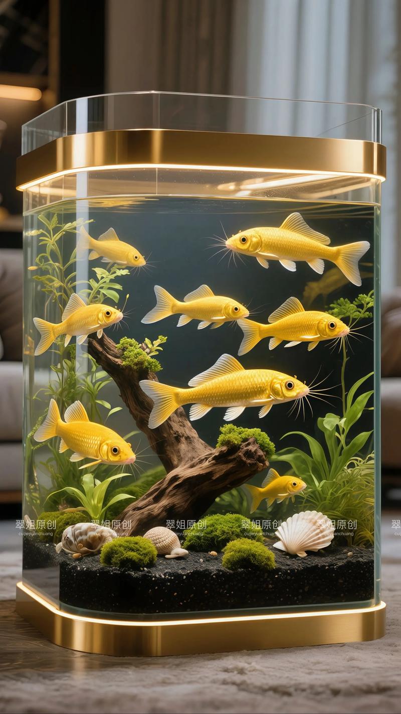 金苔鼠鱼:鱼缸的天然清洁卫士.还在为鱼缸里顽固的藻类和频繁的